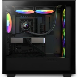 NZXT Kraken 280 280mm 2x140mm AIO RGB fekete vízhűtéses processzor hűtő