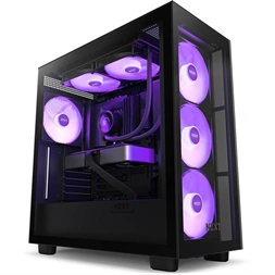 NZXT Kraken 280 280mm 2x140mm AIO RGB fekete vízhűtéses processzor hűtő