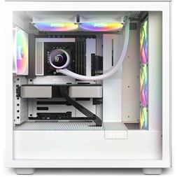 NZXT Kraken 280 280mm 2x140mm AIO RGB fehér vízhűtéses processzor hűtő
