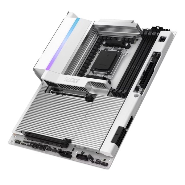 NZXT N9 X870E Wi-Fi AMD X870E ATX fehér alaplap