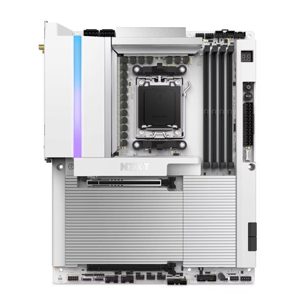 NZXT N9 X870E Wi-Fi AMD X870E ATX fehér alaplap