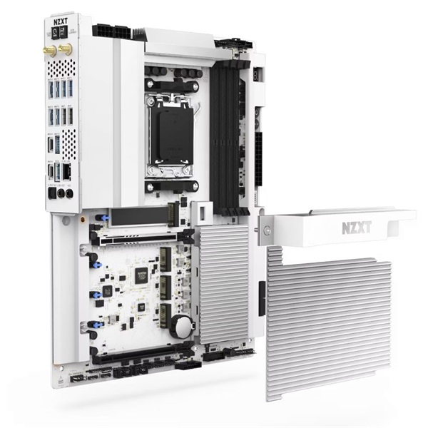 NZXT N9 X870E Wi-Fi AMD X870E ATX fehér alaplap