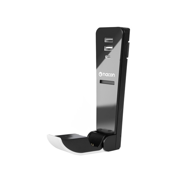 Nacon 2809193 PS5 Slim fekete kontrollertöltő HUB