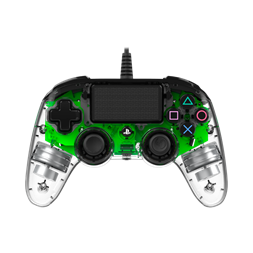 Nacon 2804956 Compact PS4 vezetékes átlátszó-halványzöld kontroller
