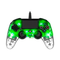 Nacon 2804956 Compact PS4 vezetékes átlátszó-halványzöld kontroller