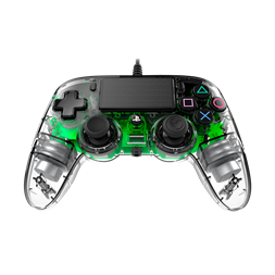 Nacon 2804956 Compact PS4 vezetékes átlátszó-halványzöld kontroller