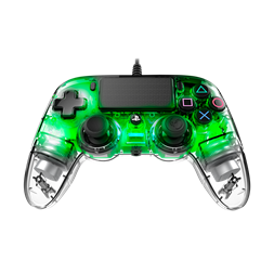Nacon 2804956 Compact PS4 vezetékes átlátszó-halványzöld kontroller