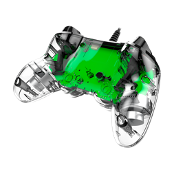Nacon 2804956 Compact PS4 vezetékes átlátszó-halványzöld kontroller