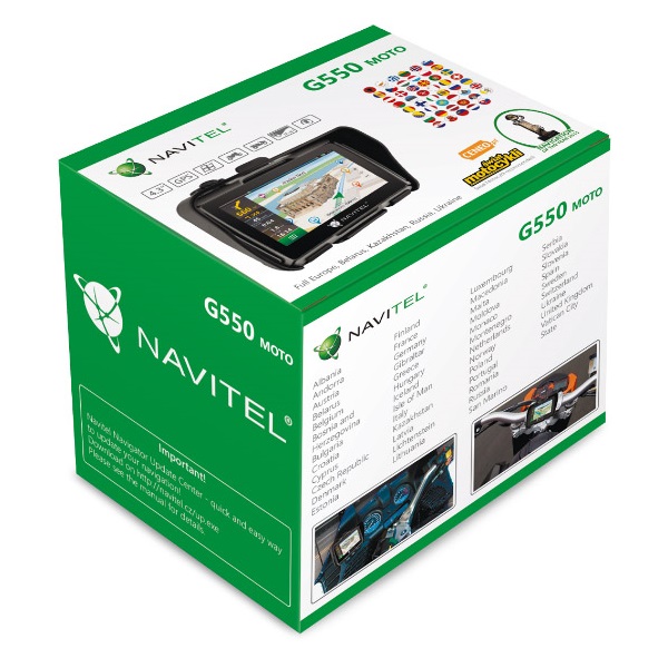 Navitel G550 Moto Full Europe LM 4.3" GPS motoros navigáció