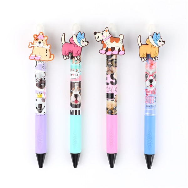 Nebulo Darling dogs radírozható nyomógombos zselés toll