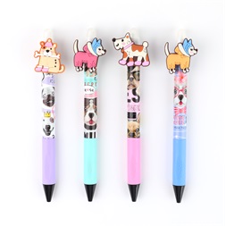 Nebulo Darling dogs radírozható nyomógombos zselés toll