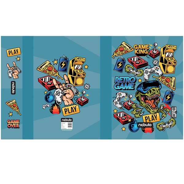 Nebulo Gamer A4 füzetbox