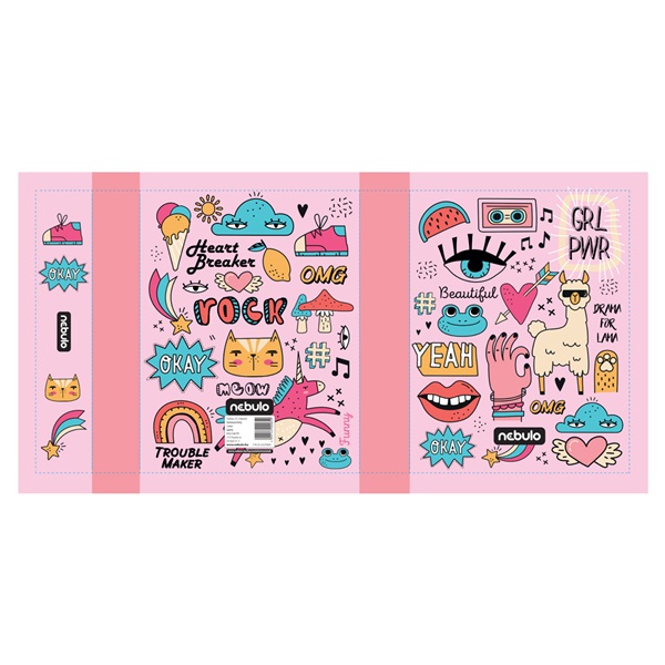 Nebulo Girl Power A5 füzetbox