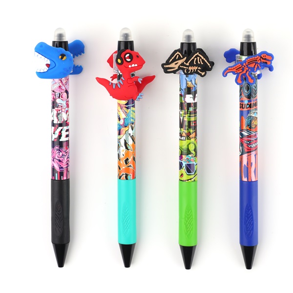 Nebulo Mérges dino radírozható nyomógombos zselés toll