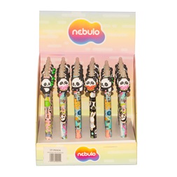 Nebulo Panda II radírozható nyomógombos zselés toll