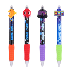 Nebulo Pixel gamer radírozható nyomógombos zselés toll