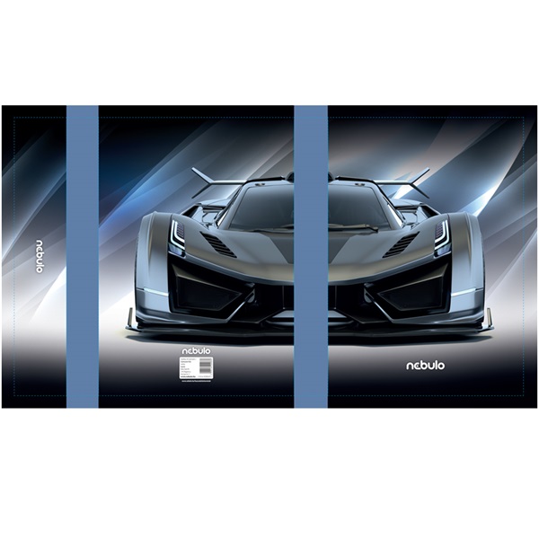 Nebulo Sportautó A4 füzetbox