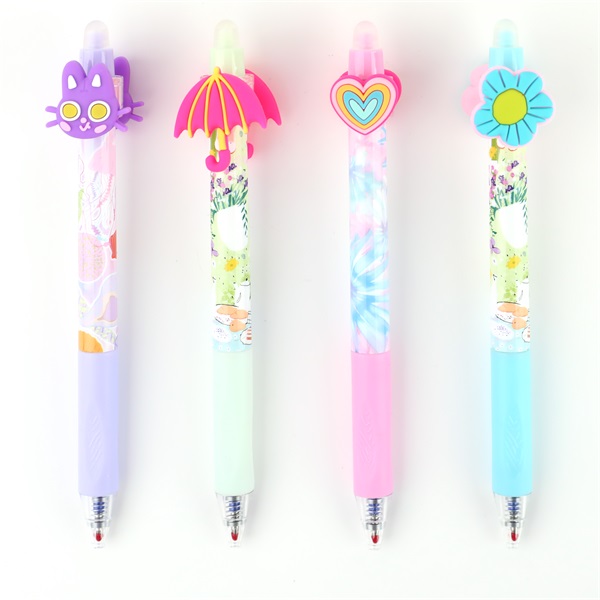 Nebulo Tavaszi csecsebecse radírozható nyomógombos zselés toll