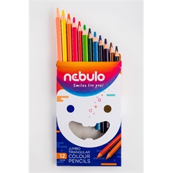 Nebulo Jumbo háromszögletű 12 db-os színesceruza készlet