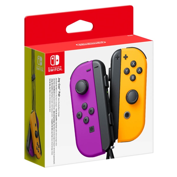 Nintendo Switch NSP078 Joy-Con Neon Purple/Neon Orange lila-narancssárga kontroller pár