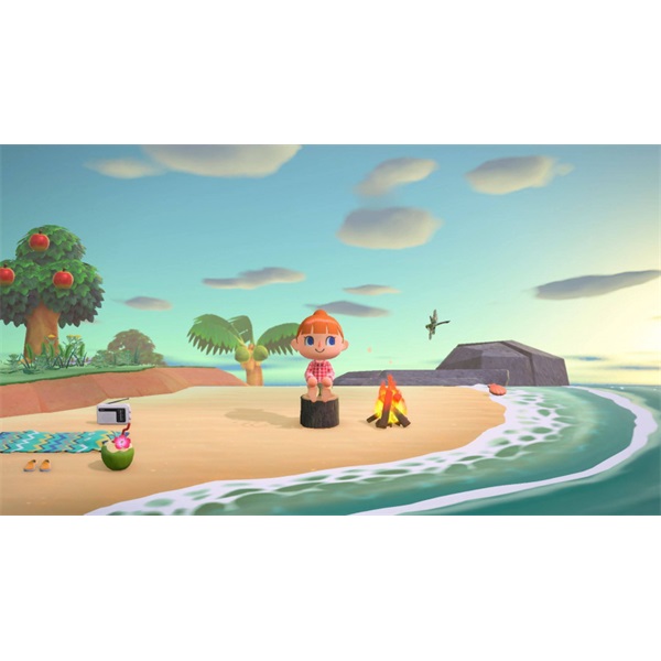 Nintendo Switch Lite korall játékkonzol + Animal Crossing: New Horizons játékszoftver