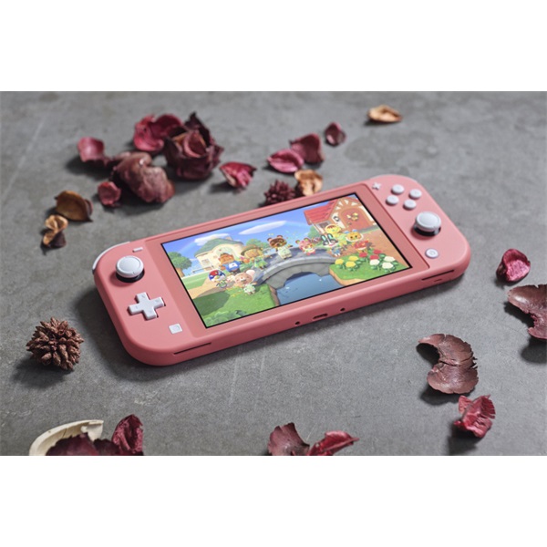 Nintendo Switch Lite korall játékkonzol + Animal Crossing: New Horizons játékszoftver