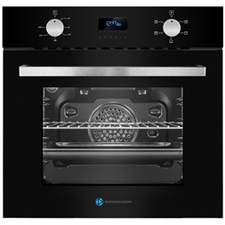 Novacook BE5-LD fekete, beépíthető, sütőtér: 61L, légkeverés, sütő