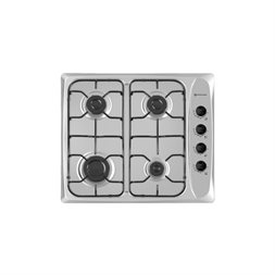 Novacook E440C inox, beépíthető, gáz, főzőzóna: 4, beépíthető méret: 56cm, főzőlap