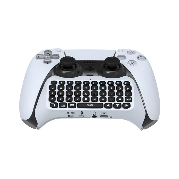 Numskull NS2783 PS5 vezeték nélküli fehér kontroller billentyűzet