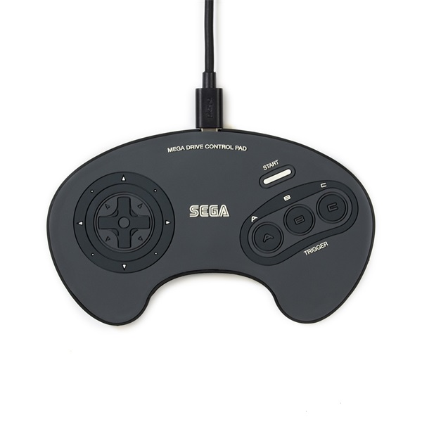 Numskull NS2801 SEGA Mega Drive kontroller 10W vezeték nélküli fekete töltőpad