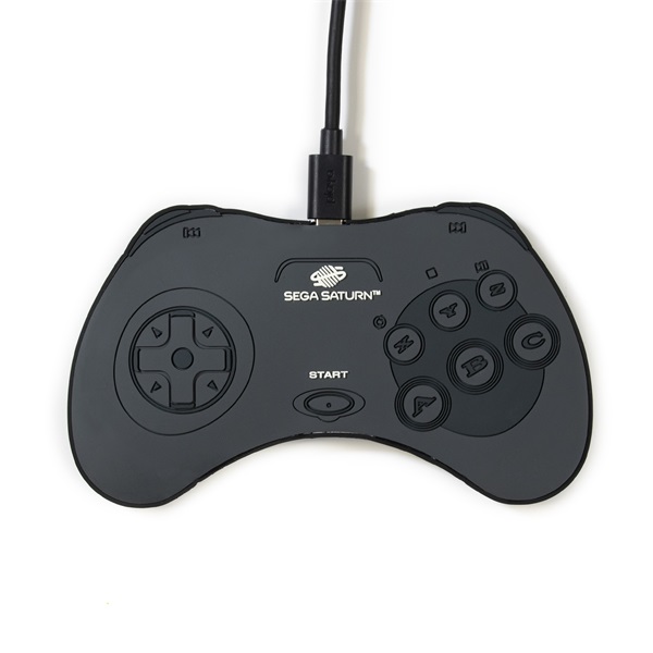 Numskull NS2803 SEGA Saturn kontroller 10W vezeték nélküli fekete töltőpad