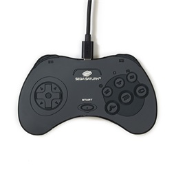 Numskull NS2803 SEGA Saturn kontroller 10W vezeték nélküli fekete töltőpad