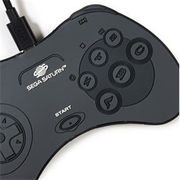 Numskull NS2803 SEGA Saturn kontroller 10W vezeték nélküli fekete töltőpad