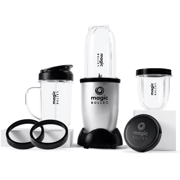 Nutribullet MBR10 Magic Bullet 0,35L+0,53L+0,59L ezüst smoothie készítő