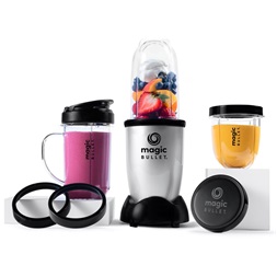 Nutribullet MBR10 Magic Bullet 0,35L+0,53L+0,59L ezüst smoothie készítő