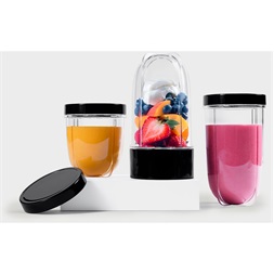 Nutribullet MBR10 Magic Bullet 0,35L+0,53L+0,59L ezüst smoothie készítő
