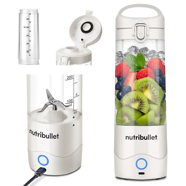 Nutribullet Portable NBP003W 0,475L hordozható fehér turmixgép
