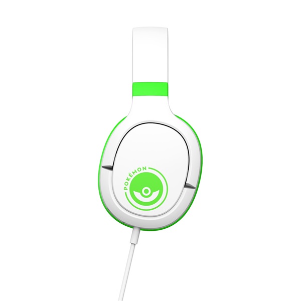 OTL PK0863 Pokémon Poké Ball fehér/zöld Pro G1 vezetékes mikrofonos gamer fejhallgató