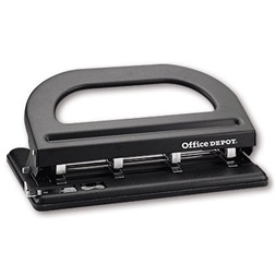 Office Depot 30 négylyukú fekete lyukasztó
