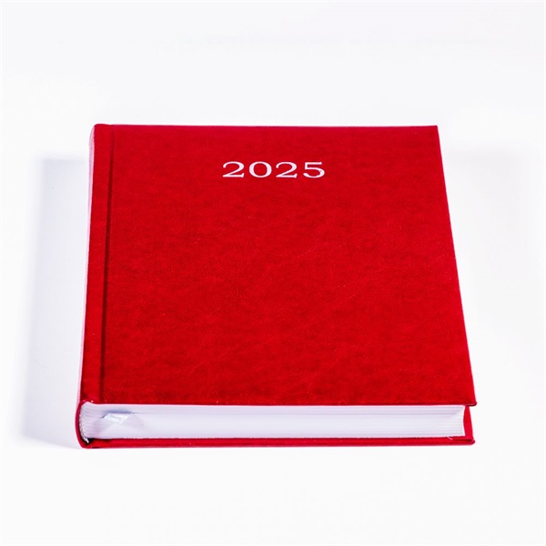 Office Depot A5 2025 napi beosztású bordó határidőnapló