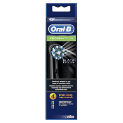 Oral-B CrossAction 4 db-os fekete fogkefefej szett