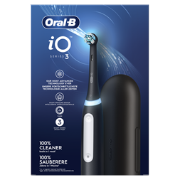 Oral-B iO3 Black elektromos fogkefe + útitok