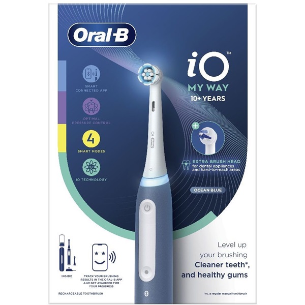 Oral-B iO series  My Way Ocean Blue elektromos fogkefe pótfejjel