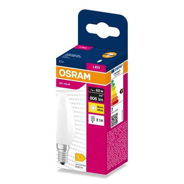 Osram CLB60 7W/230V GLFR E14 LED fényforrás