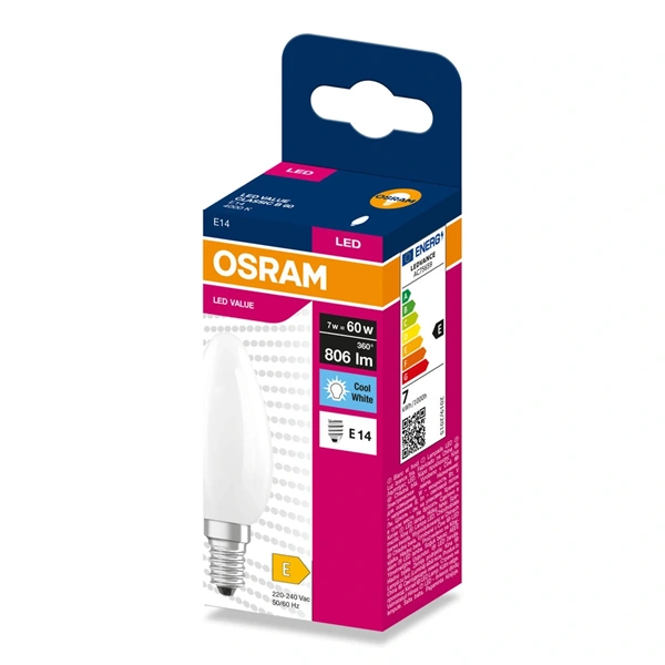 Osram CLB60 7W/230V GLFR E14 LED fényforrás