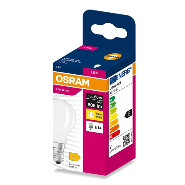 Osram CLP60 7W/230V GLFR E14 LED fényforrás