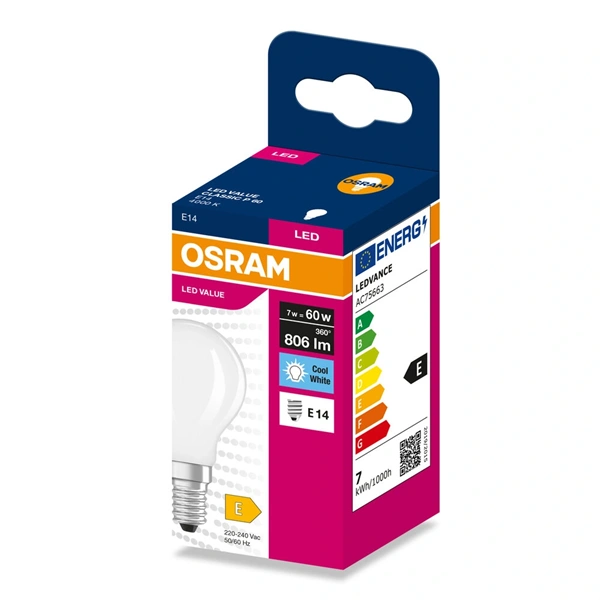 Osram CLP60 7W/230V GLFR E14 LED fényforrás
