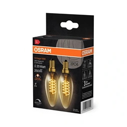 Osram Filament DIM 3.4W 2200K Gold E14 LED fényforrás