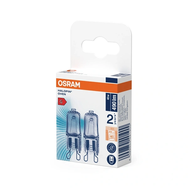Osram HALOPIN OVEN 40 W 230 V G9 2db/csomag sütő izzó