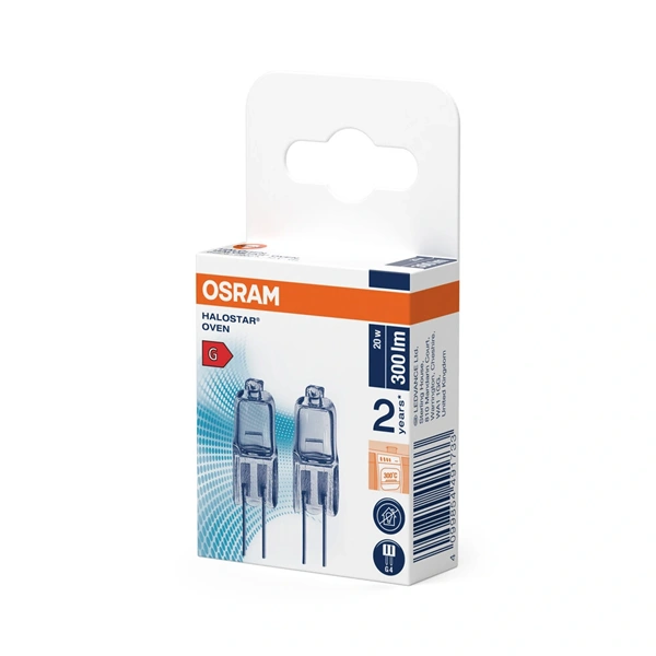 Osram HALOSTAR OVEN 20 W 12 V G4 sütő izzó